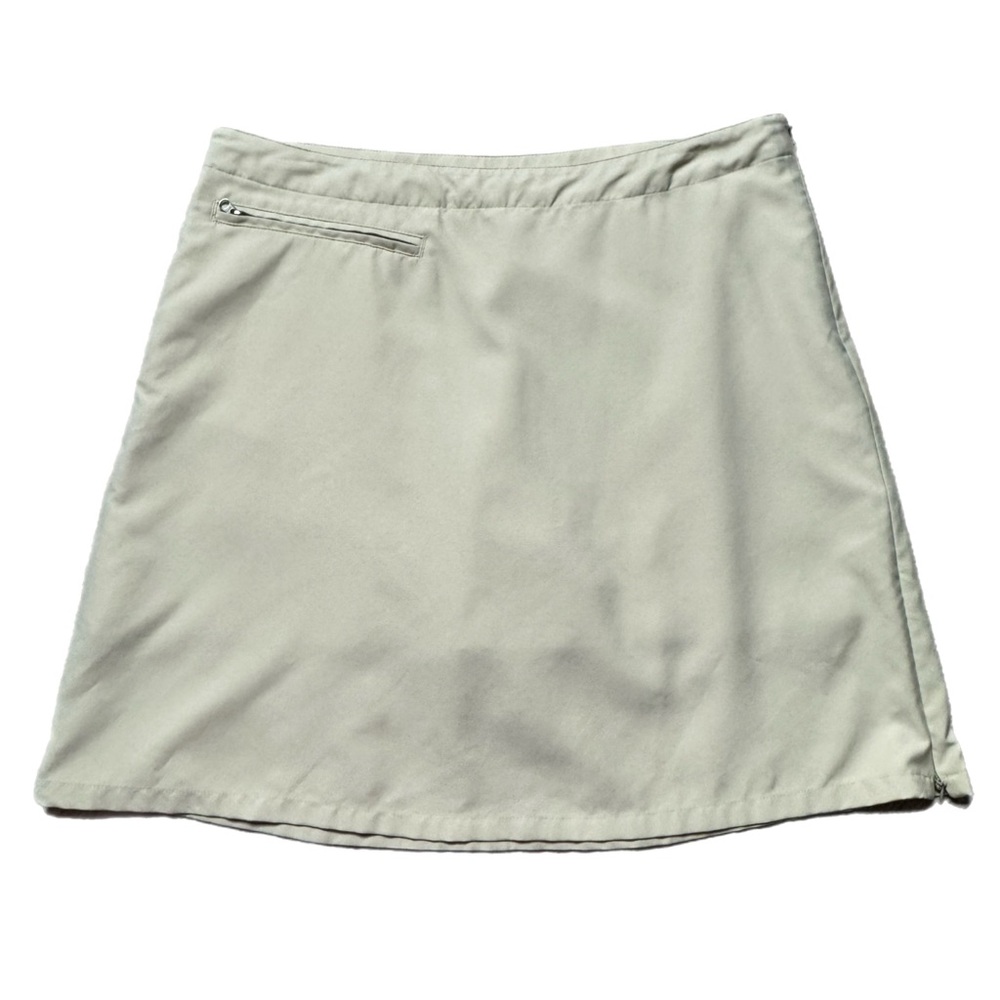 Patagonia Light Beige Khaki Skort Golf Tennis Mini Skirt 8 Gorpcore